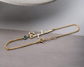 Personalized Cursive Name & Birthstone Bracelet Vera Lux