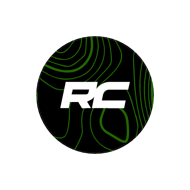 RC 3.5" Black Series Topo Round Cover Overlays - Universal StickerFab