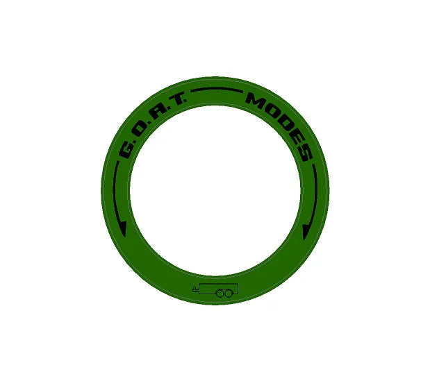 Drive Mode to GOAT Mode Dial Ring Overlay - 2024+ Ranger StickerFab
