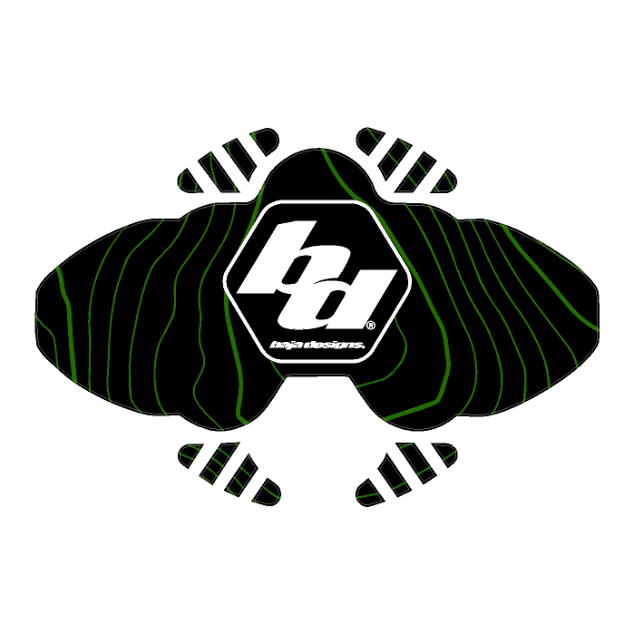 Baja Designs LP6 Topo Light Cover Overlays  - Universal StickerFab