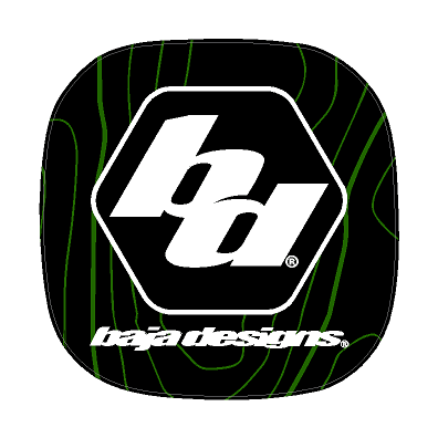 Baja Designs XL Topo Light Cover Overlays  - Universal StickerFab