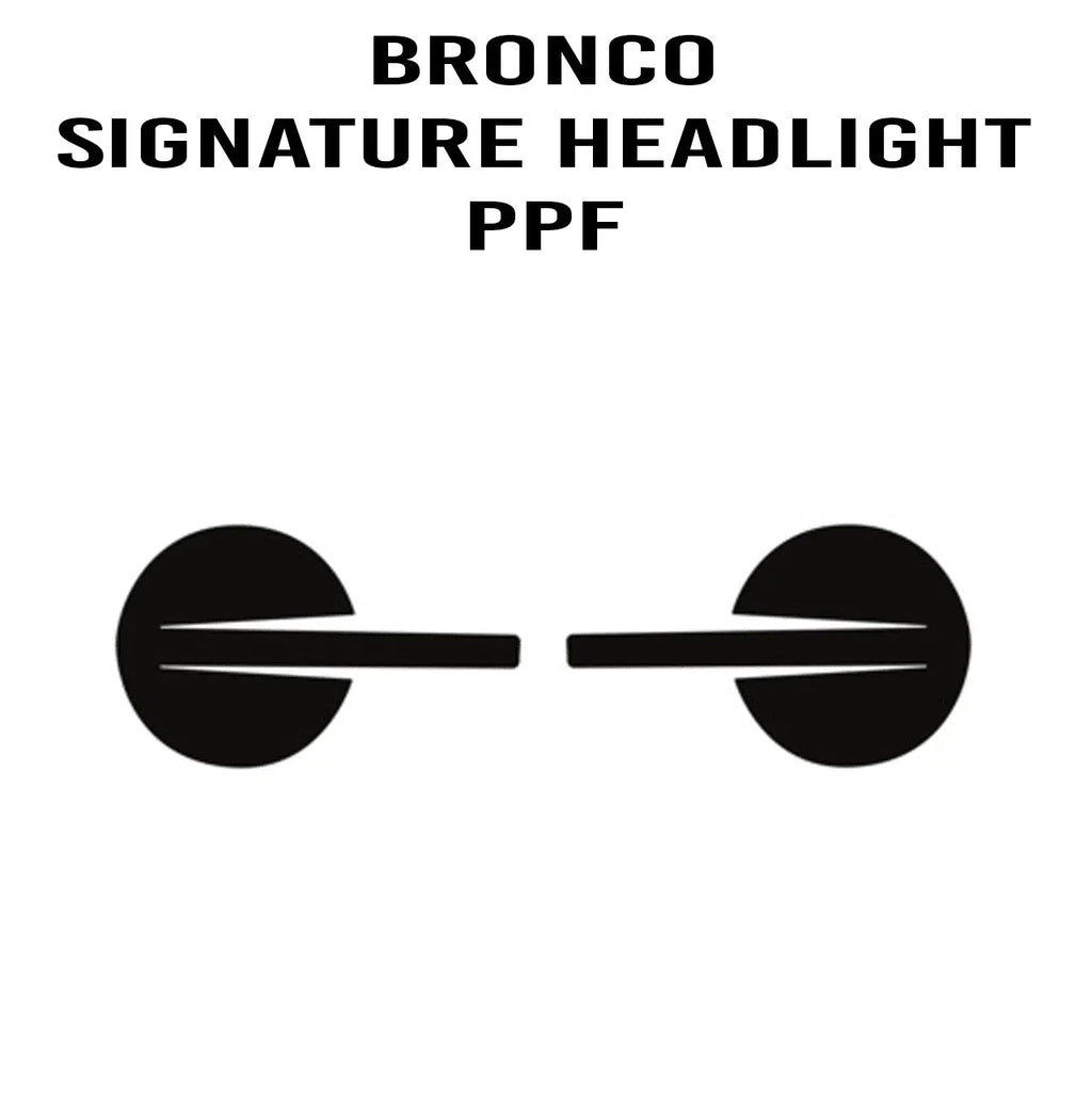 eXpert Signature Headlight Paint Protection Film (Clear PPF) - *2021+ Bronco StickerFab