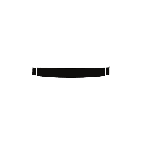 eXpert Upper Window Frame Paint Protection Film (Clear PPF) - 2021+ Bronco StickerFab