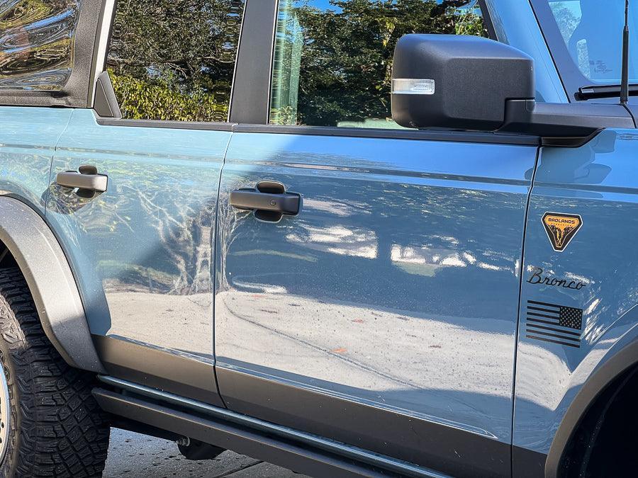 EZ Install Door Cup Protectors - 2021+ Bronco StickerFab