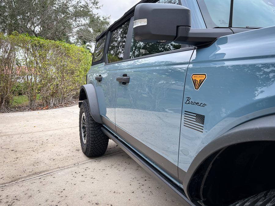 EZ Install Door Cup Protectors - 2021+ Bronco StickerFab