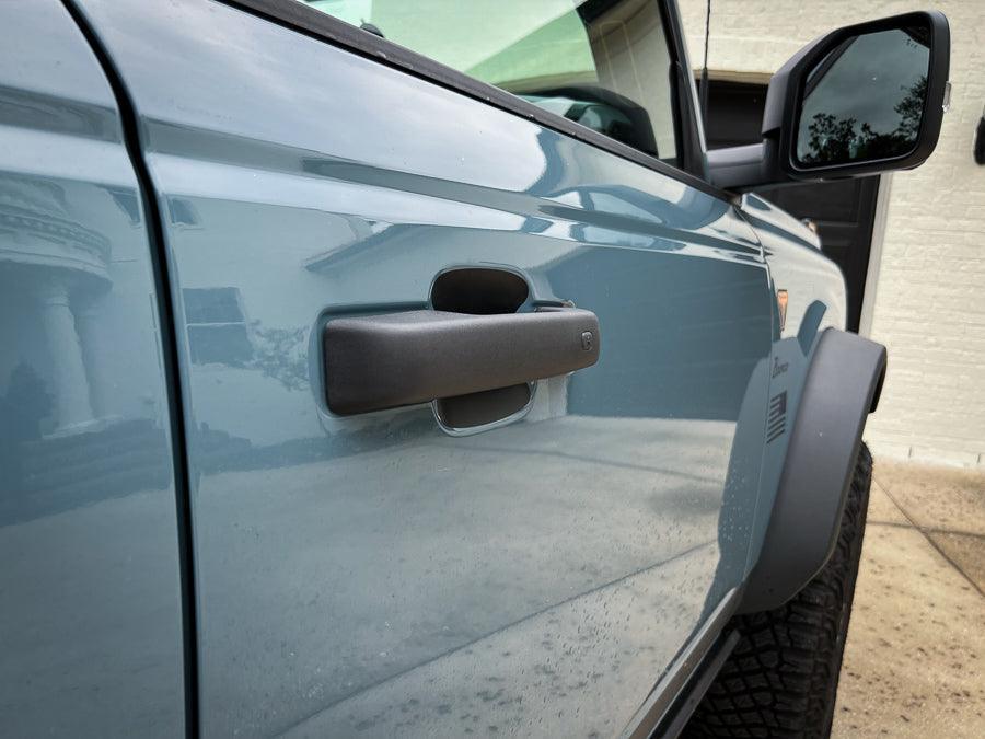 EZ Install Door Cup Protectors - 2021+ Bronco StickerFab