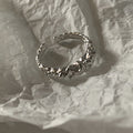Simple S925 Silver Women Rings, Vintage Non-Tarnish Minimalist Bands Vera Lux