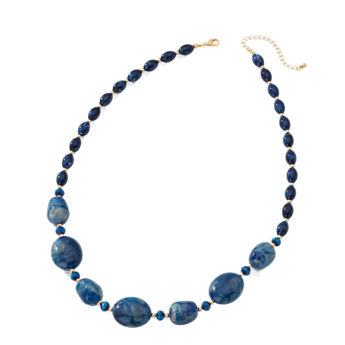 Colorful Resin Bead Necklace and Bracelet Set Collection Vera Lux