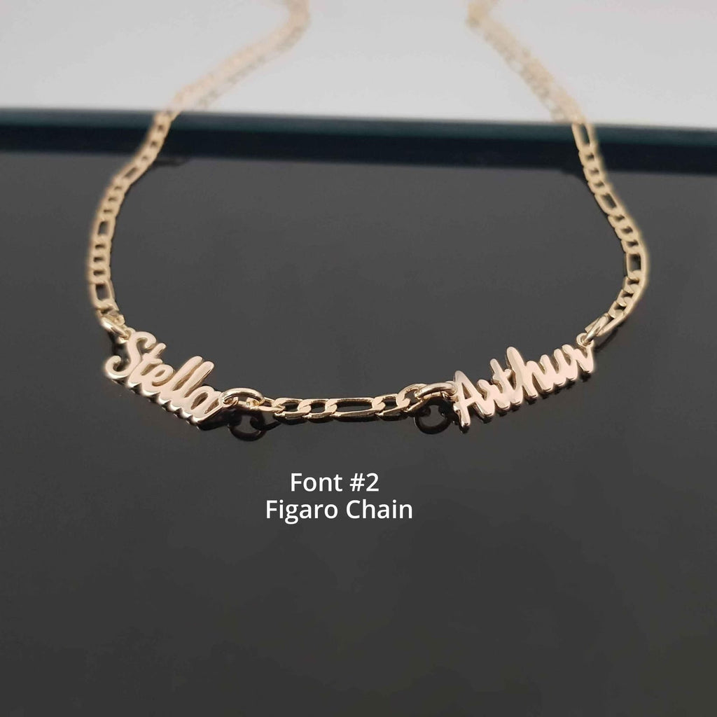 Custom Multiple Name Necklace with Chain Options Vera Lux
