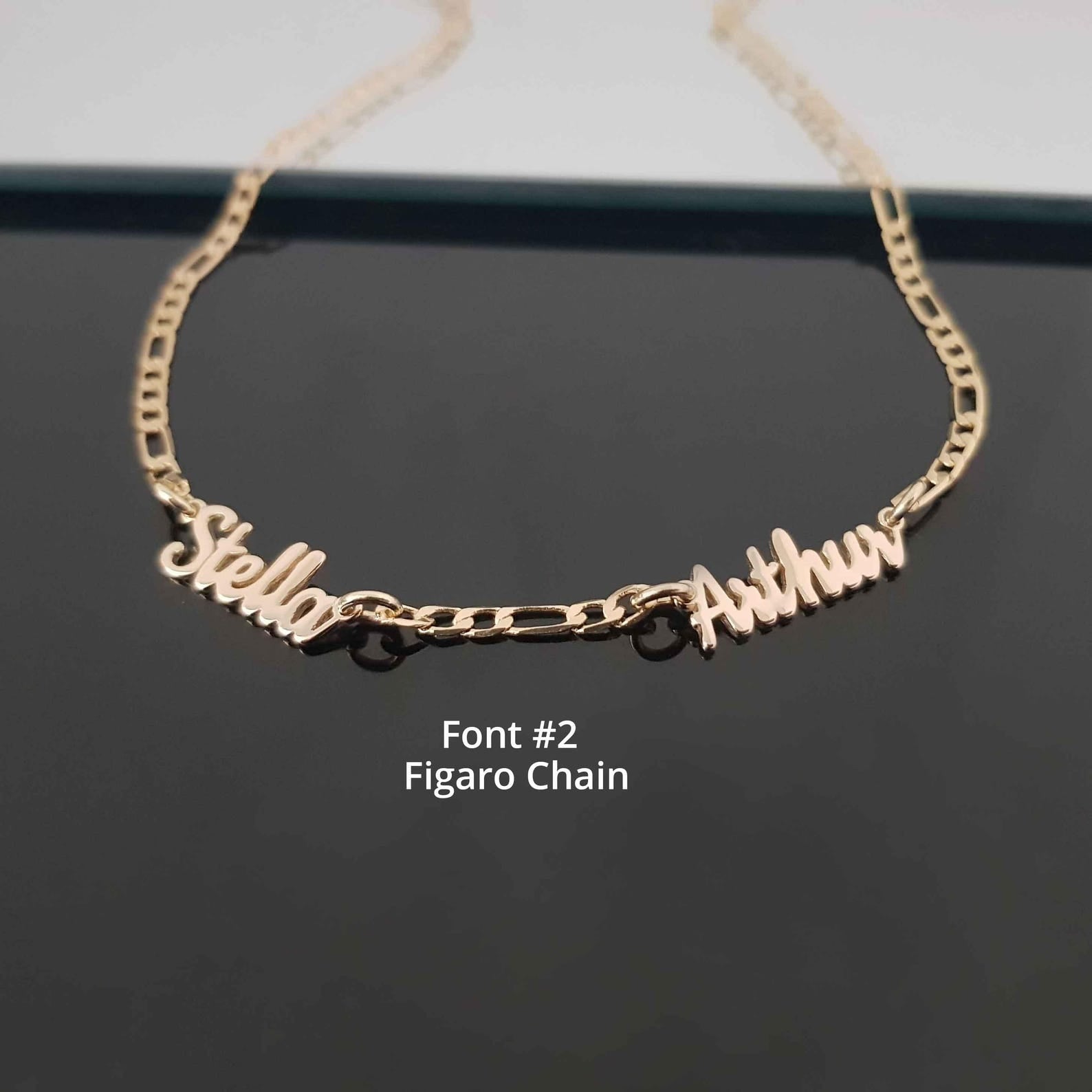 Custom Multiple Name Necklace with Chain Options Vera Lux