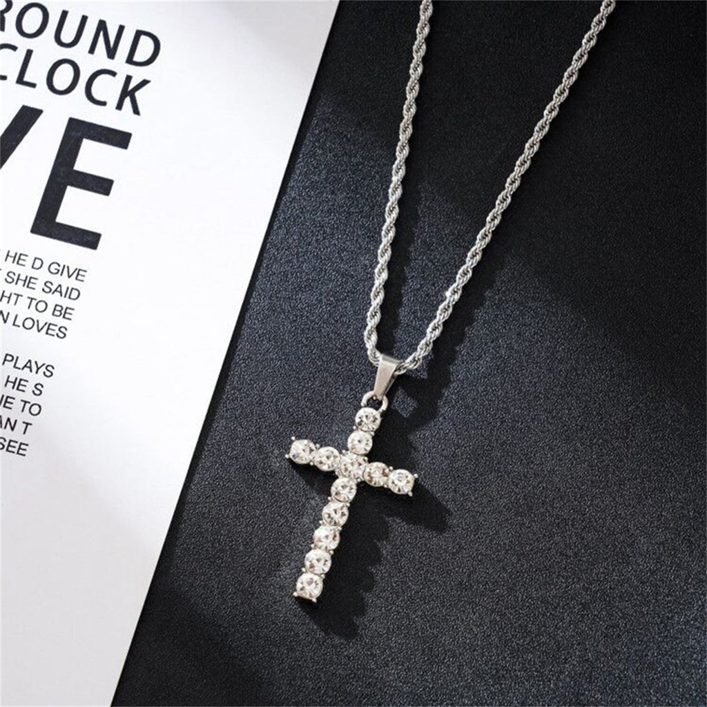 Diamond Pendant Necklace Men's Hip-hop Cold Wind Vera Lux