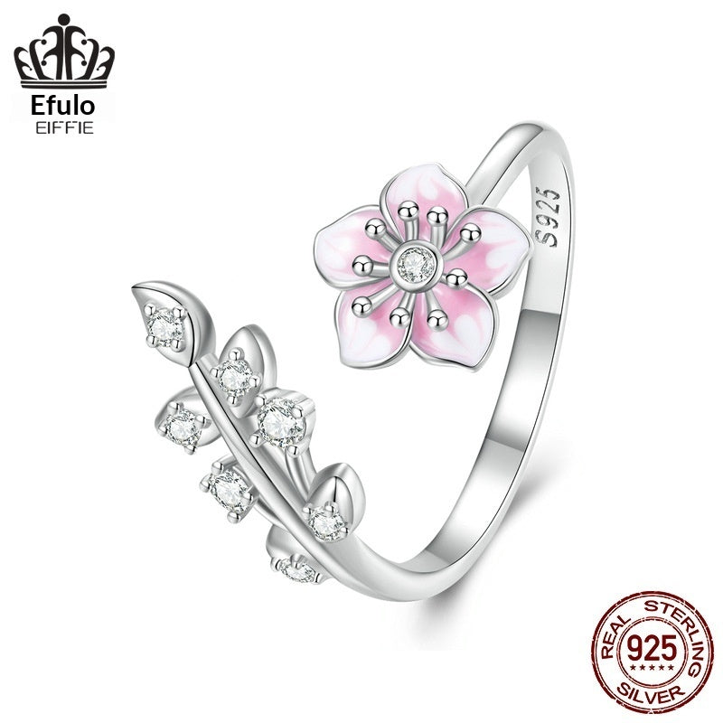 S925 Sterling Silver Open Adjustable Ring Vera Lux