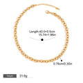 18K gold chain design exquisite simple necklace Vera Lux