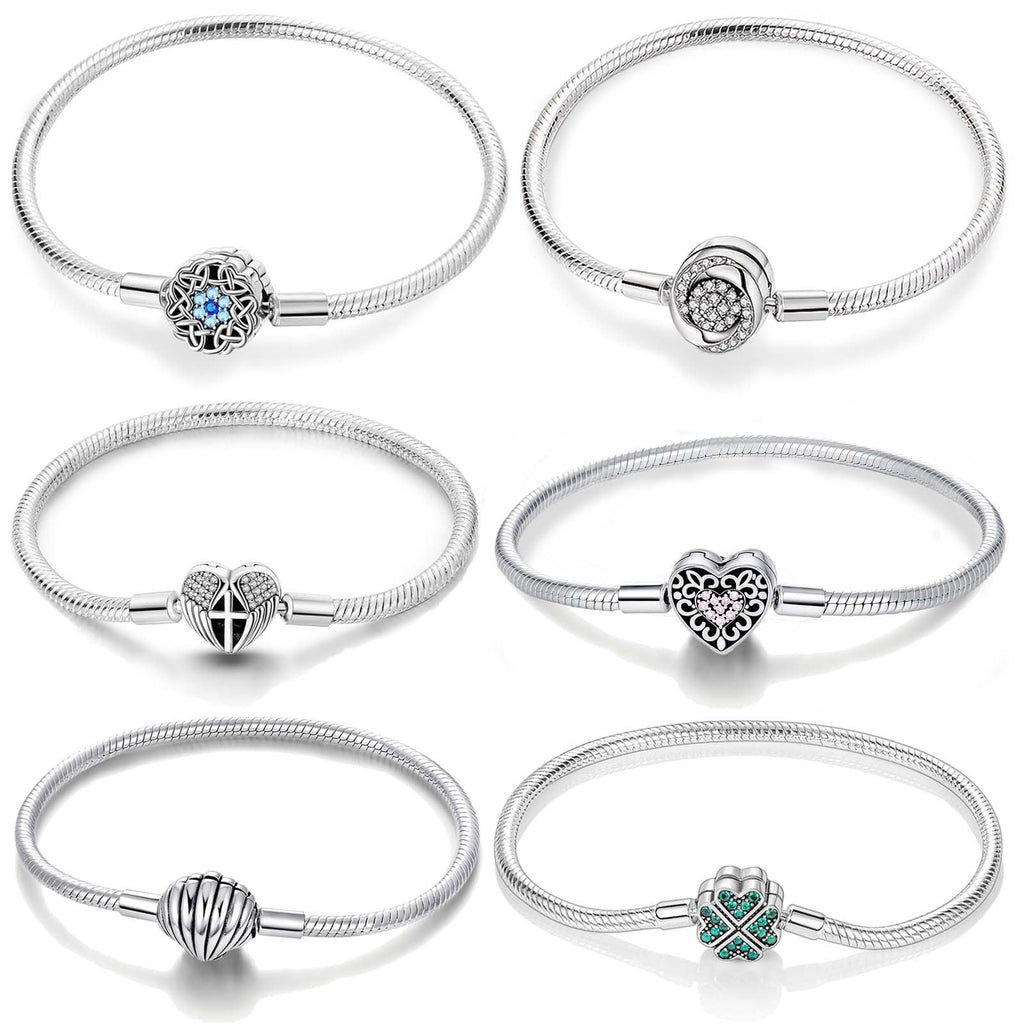 925-Silver-Plated Woven Heart Basic Bracelet Fashionable And Minimalist Vera Lux