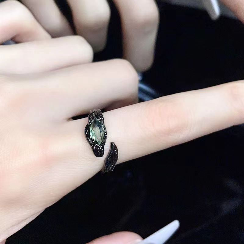 New Irregular Zircon Ring For Women, INS Trendy, Simple & Versatile Adjustable Index Finger Ring Vera Lux