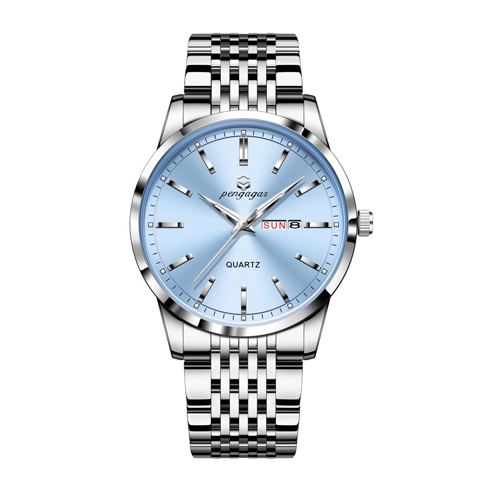 Swiss-brand Mens Watch Water-resistant Quartz Wristwatch Vera Lux