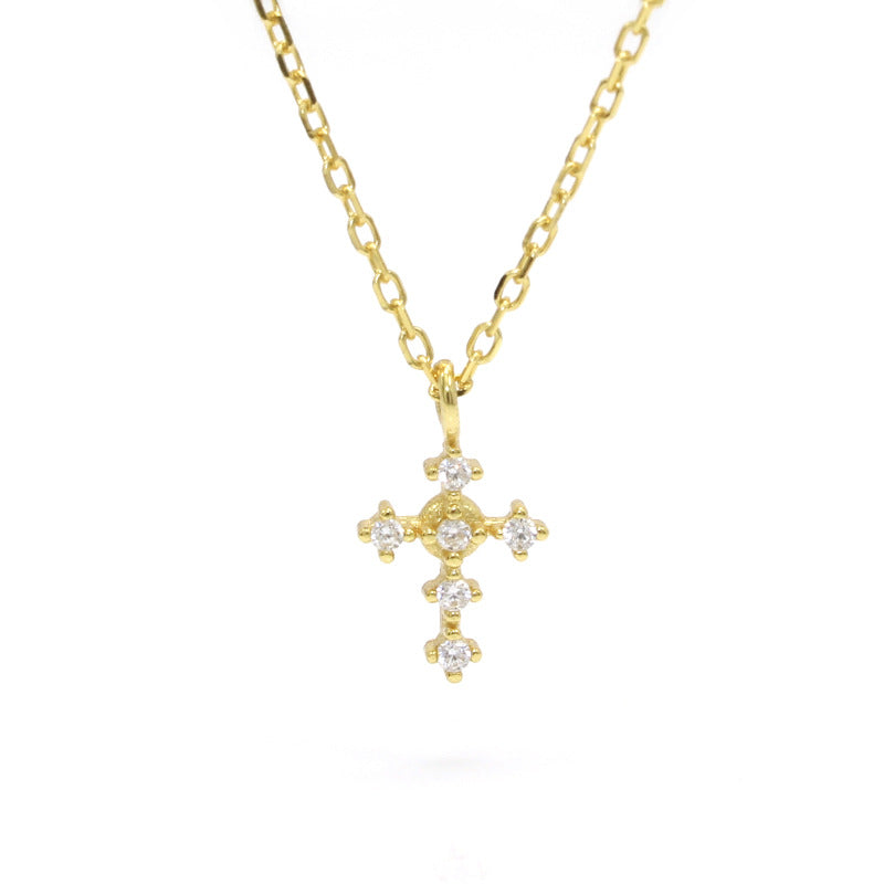 Mini Cross Choker Necklace For Women Vera Lux