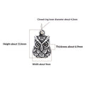 Sterling Silver Jewelry Pendant Cute Owl Pendant Vera Lux
