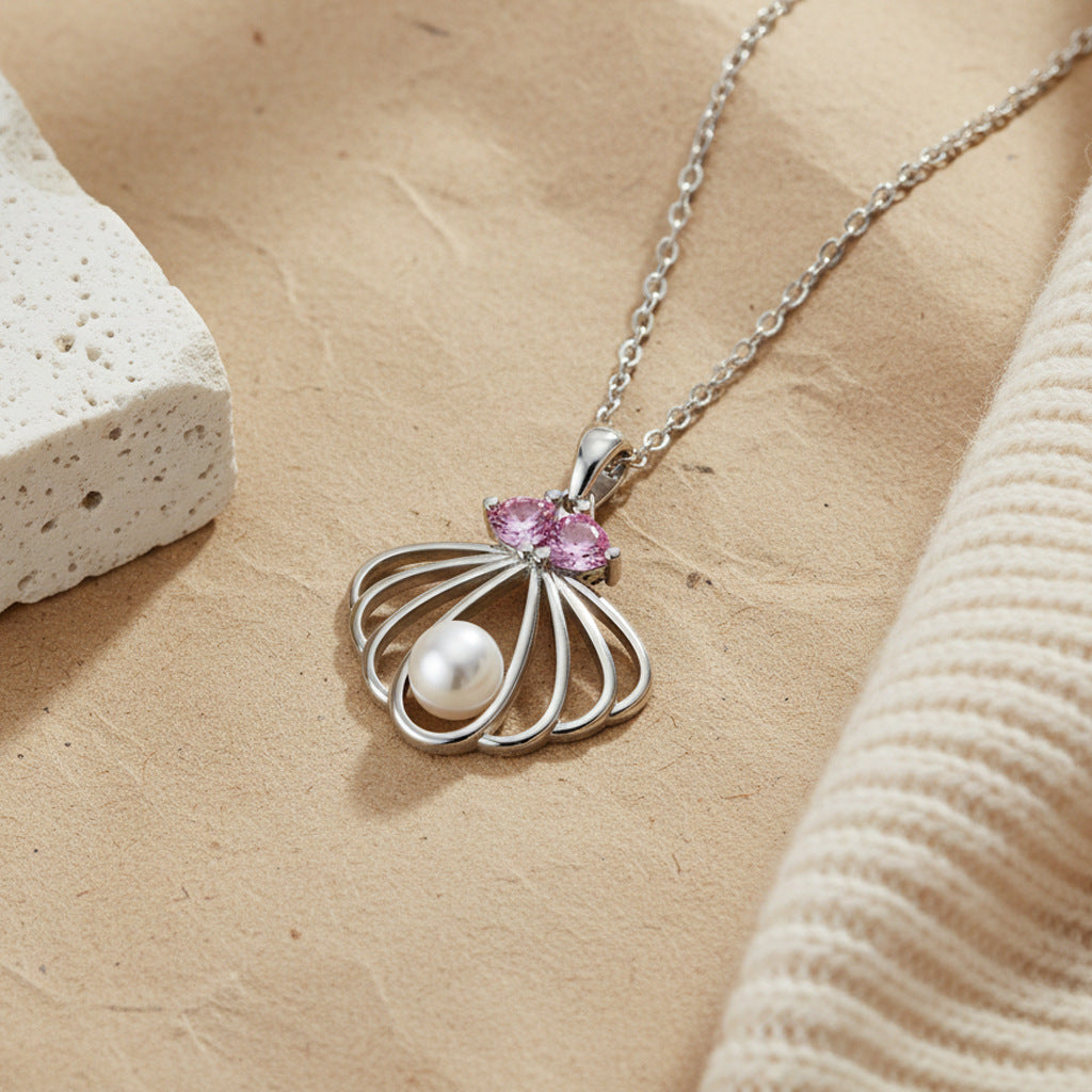 Mermaid Princess Shell Necklace For Women Vera Lux