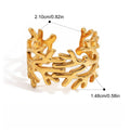 18k gold titanium steel ring Vera Lux