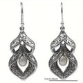 Bohemian Carved Pearl Earrings For Women Vera Lux