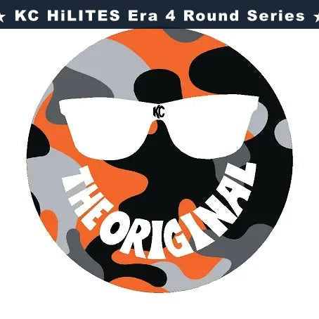 KC HiLITES Era 4 ROUND Series Light Cover Overlays - Universal StickerFab