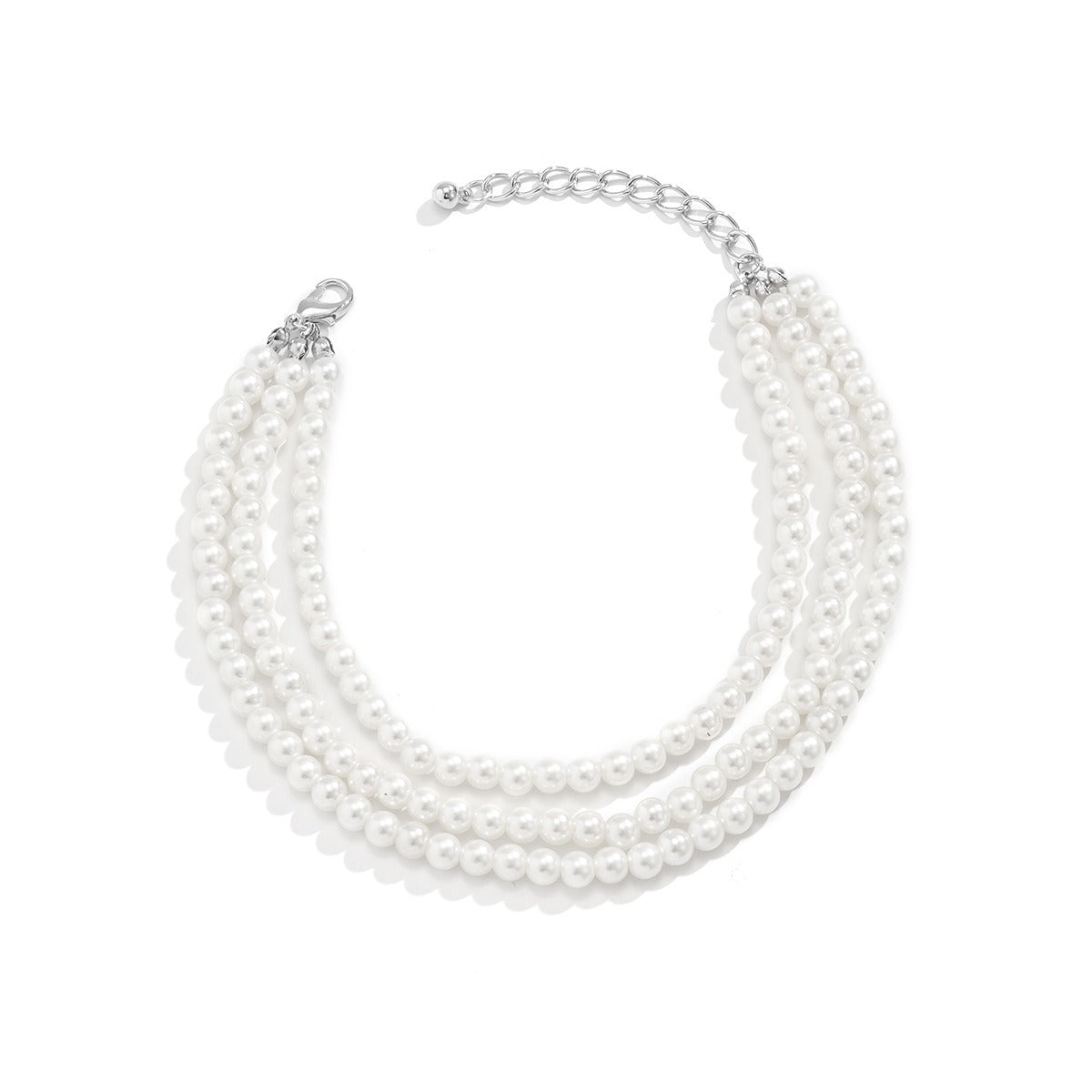 Temperament Imitation Pearl Beaded Tassel Anklet Vera Lux