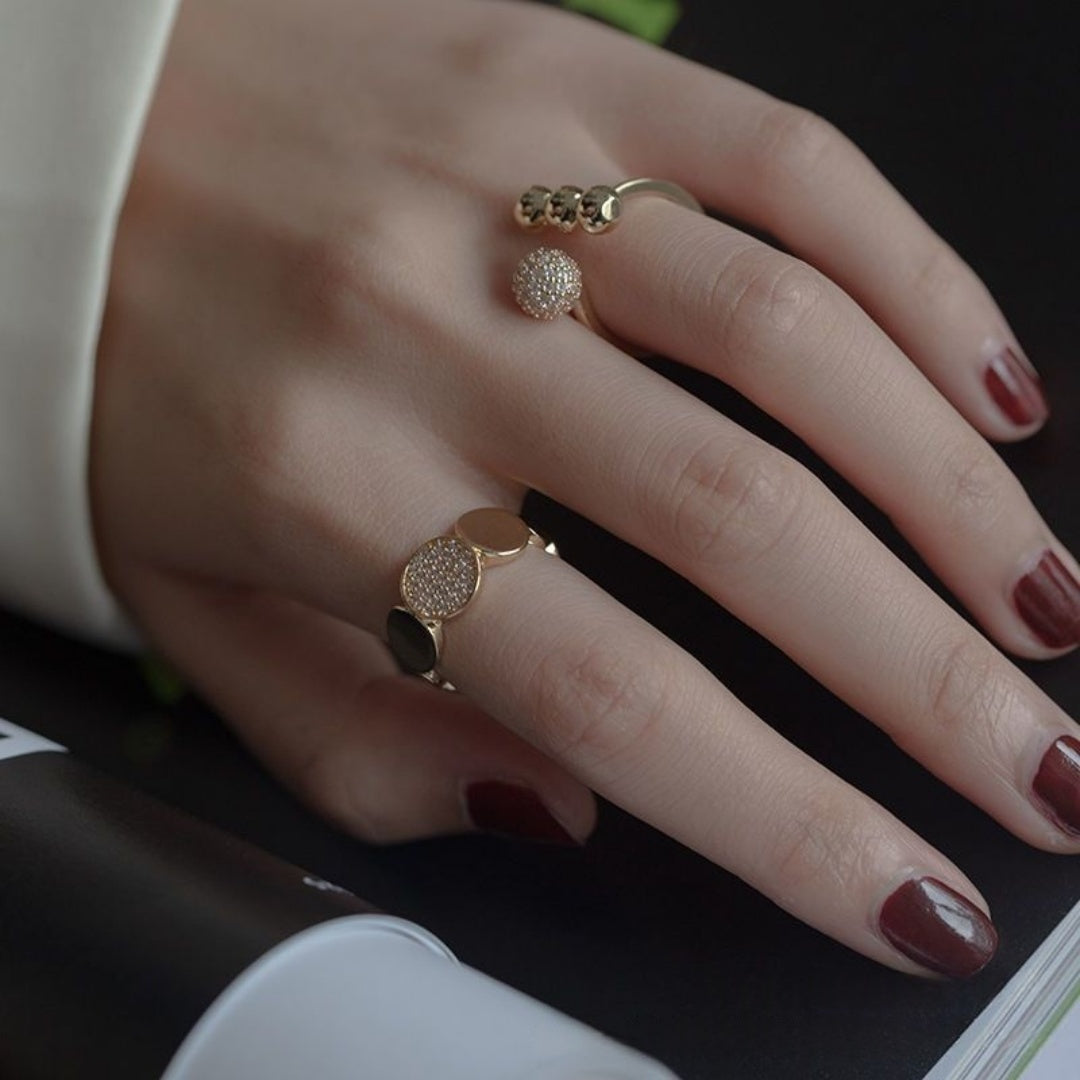 Open Ring With Micro-set Details Elegant And Stylish For Women Vera Lux