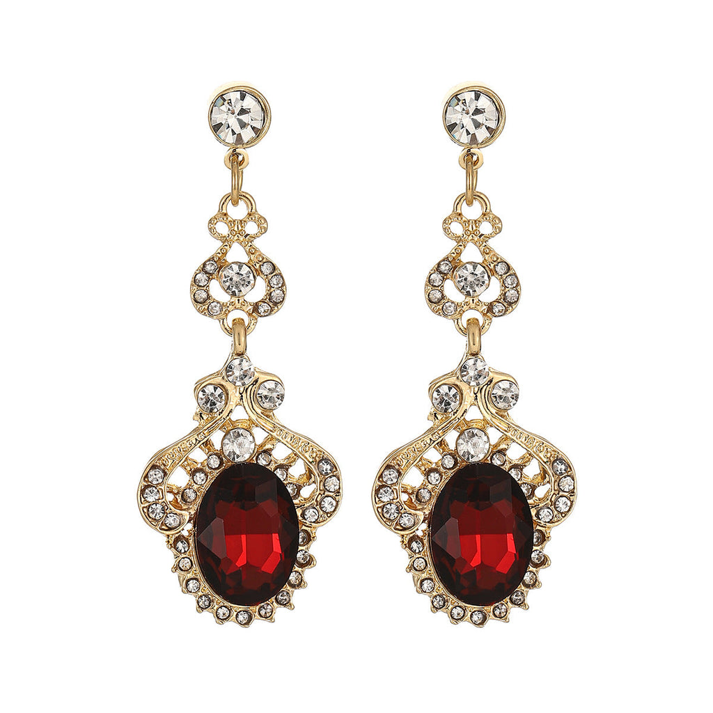 Creative Retro Waterdrop Tassel Long Earrings Vera Lux