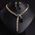18k Gold Serpent Jewelry Set Vera Lux