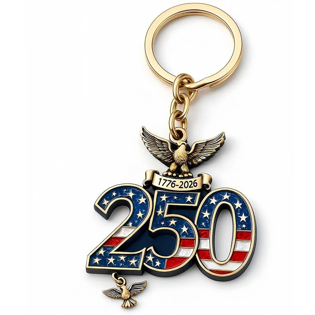250th Anniversary Medal 2D Acrylic Keychain Pendant Vera Lux