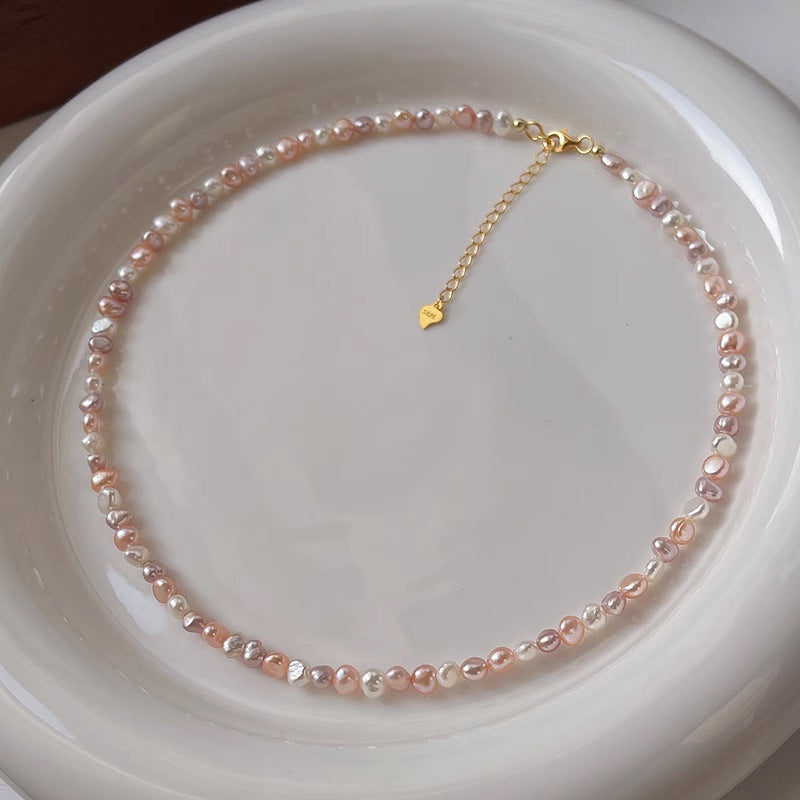 Natural Freshwater Baroque Pearl Necklace Accessory For Women Vera Lux