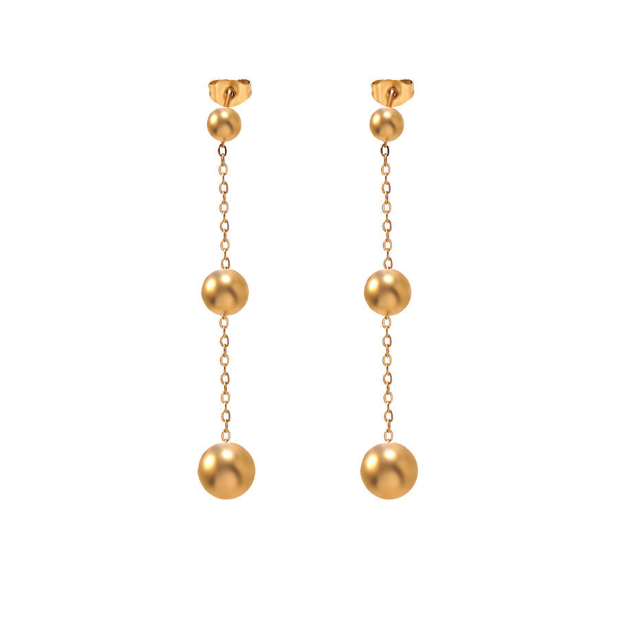 Versatile 18k Gold-Plated Tassel Earrings For Women Vera Lux