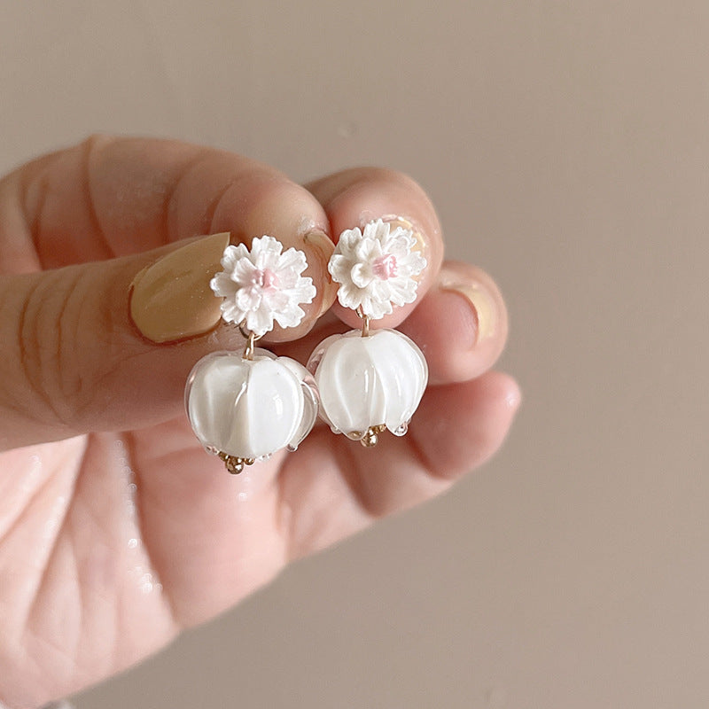 Simple Dainty Gold Heart Stud Earrings For Women Wear Through Sleep Everyday Vera Lux