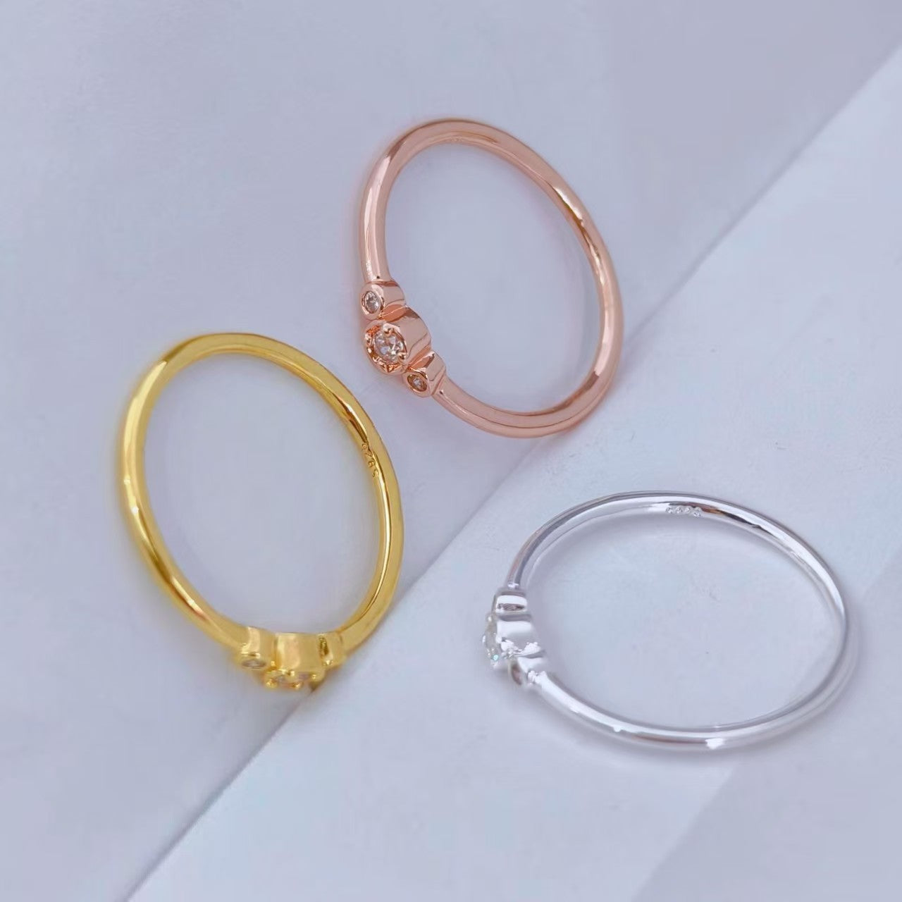 Japanese-style Ultra-fine Non-fading Zircon Ring For Women Vera Lux
