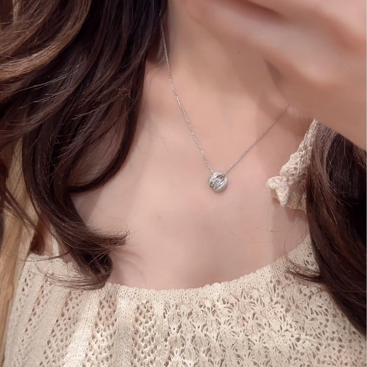 Floating Planet Niche Design Minimalist Versatile Necklace And Bracelet Vera Lux