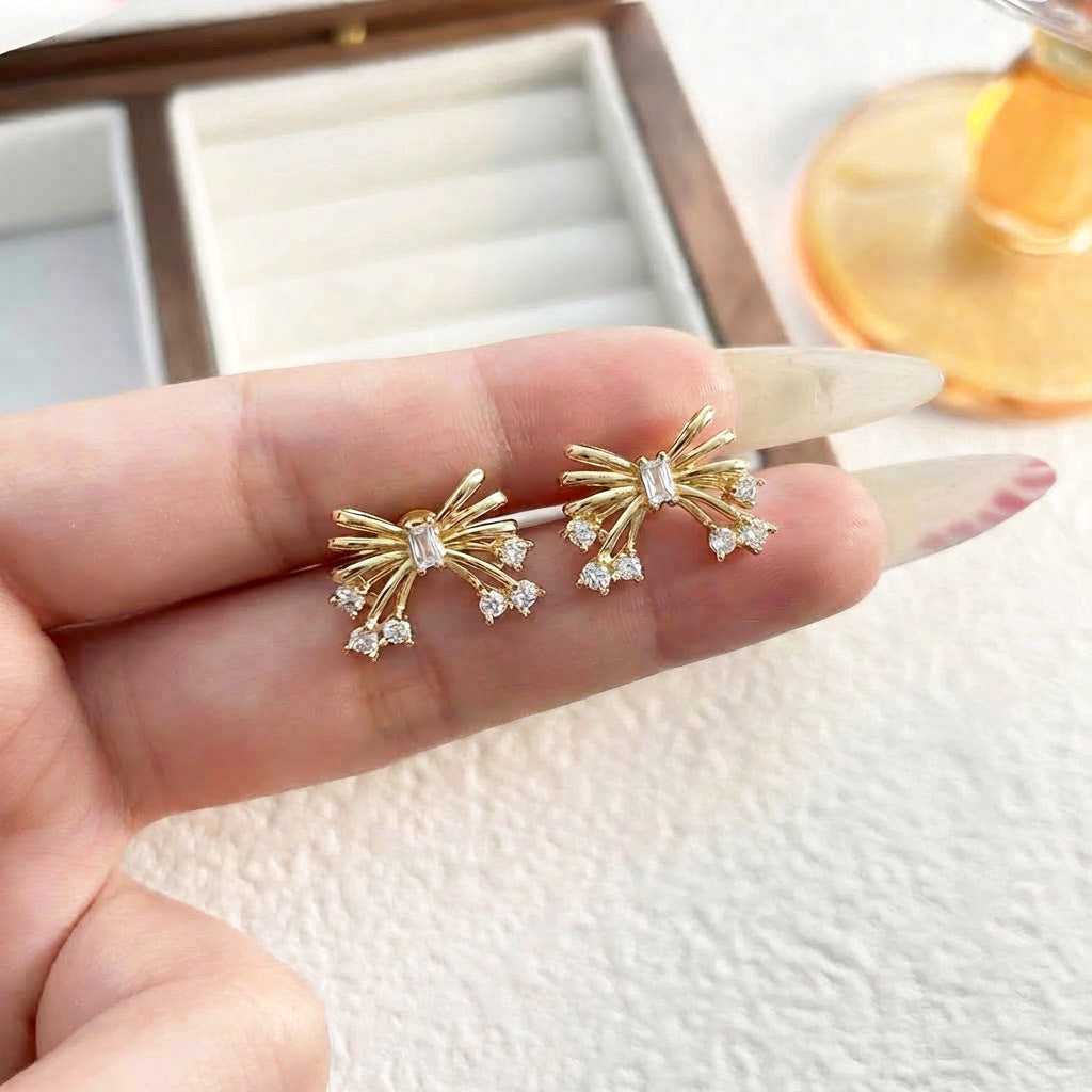 Minimalist High-end Butterfly Stud Earrings Vera Lux