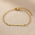 Letter Pendant Bracelet Sophisticated And Versatile Jewelry Vera Lux