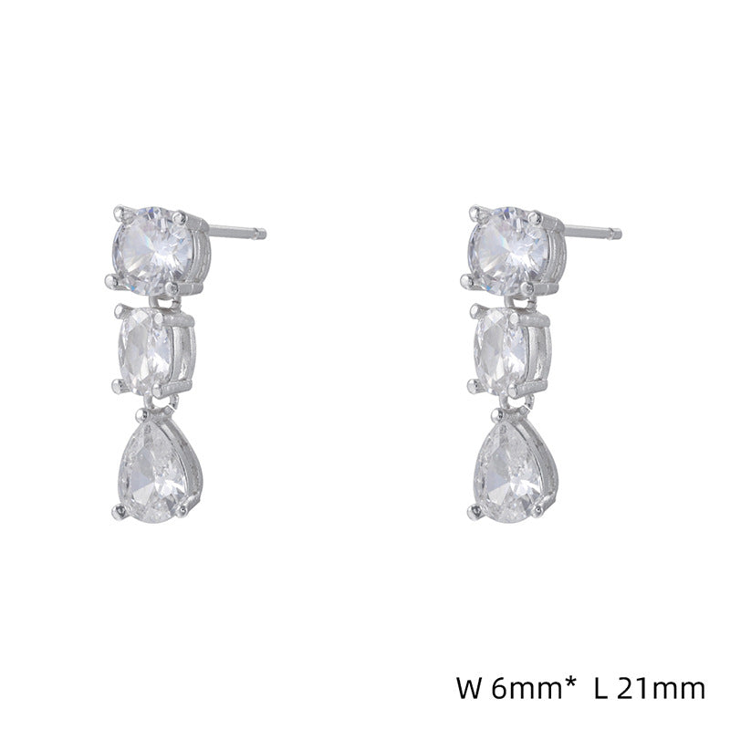 French-style Light-luxury Teardrop Earrings For Women Vera Lux