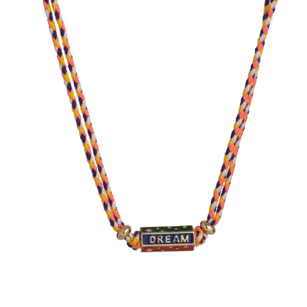Bohemian style colorful love pendant necklace women's bracelet Vera Lux