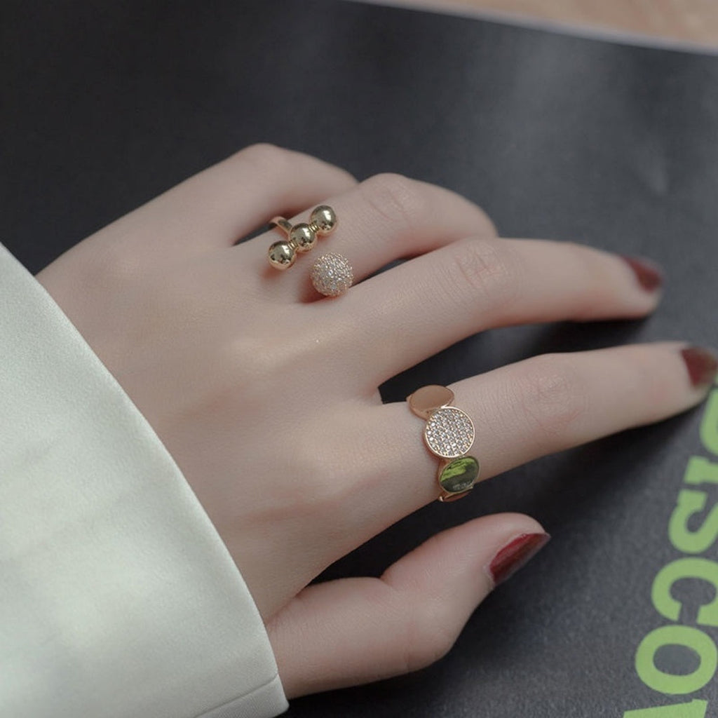 Open Ring With Micro-set Details Elegant And Stylish For Women Vera Lux