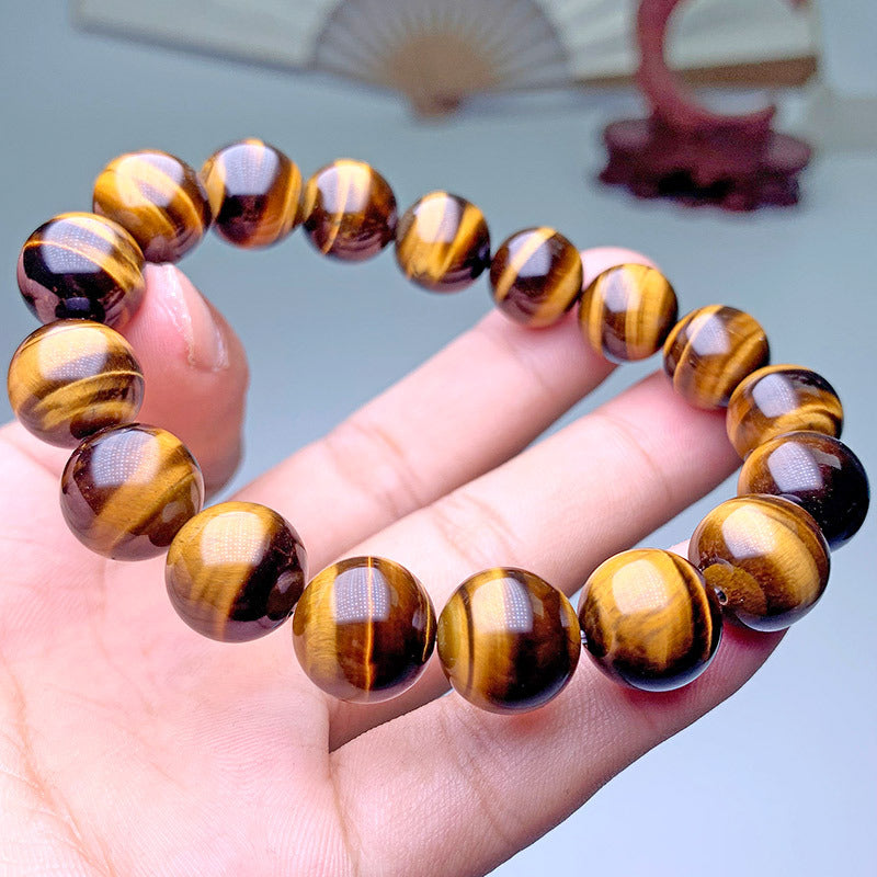 Natural Yellow Tigers Eye Bracelet Vera Lux