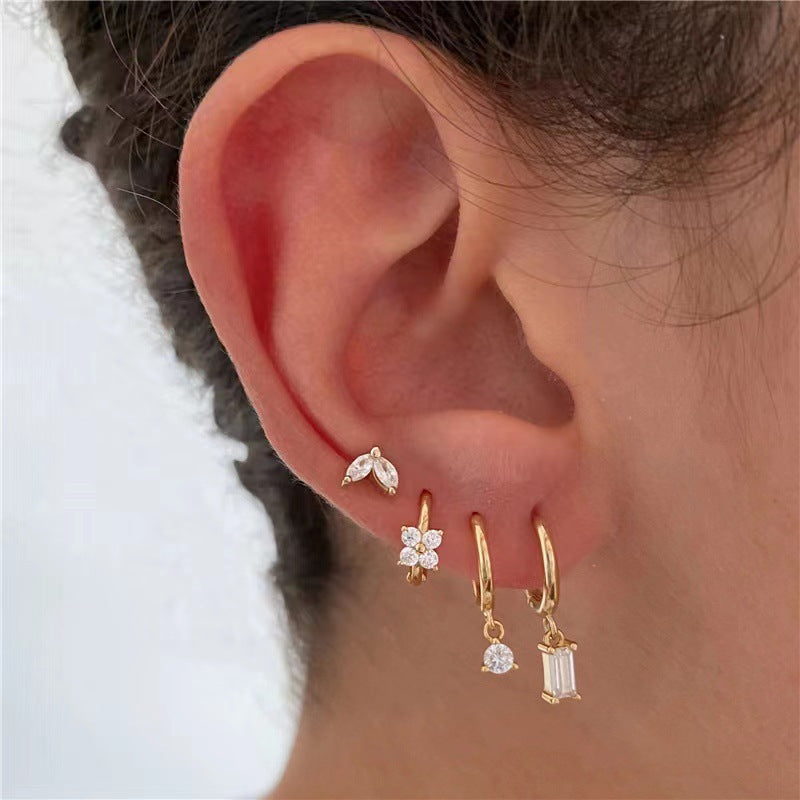 Fashionable Minimalist-style Niche-design Stud Earrings Vera Lux