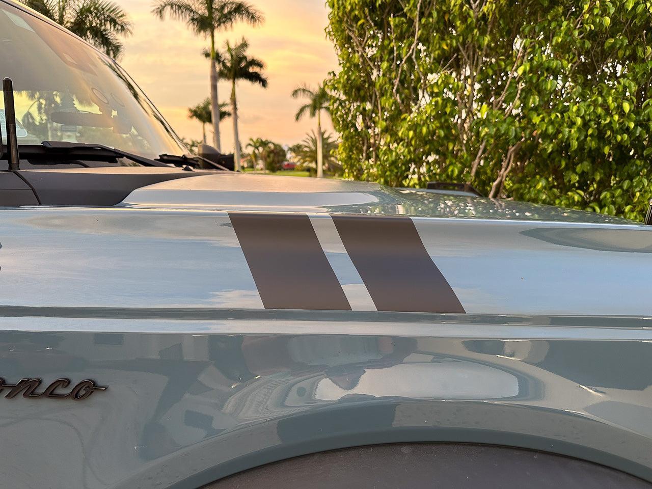 Fender Racing Stripes - 2021+ Bronco (non-Raptor) StickerFab