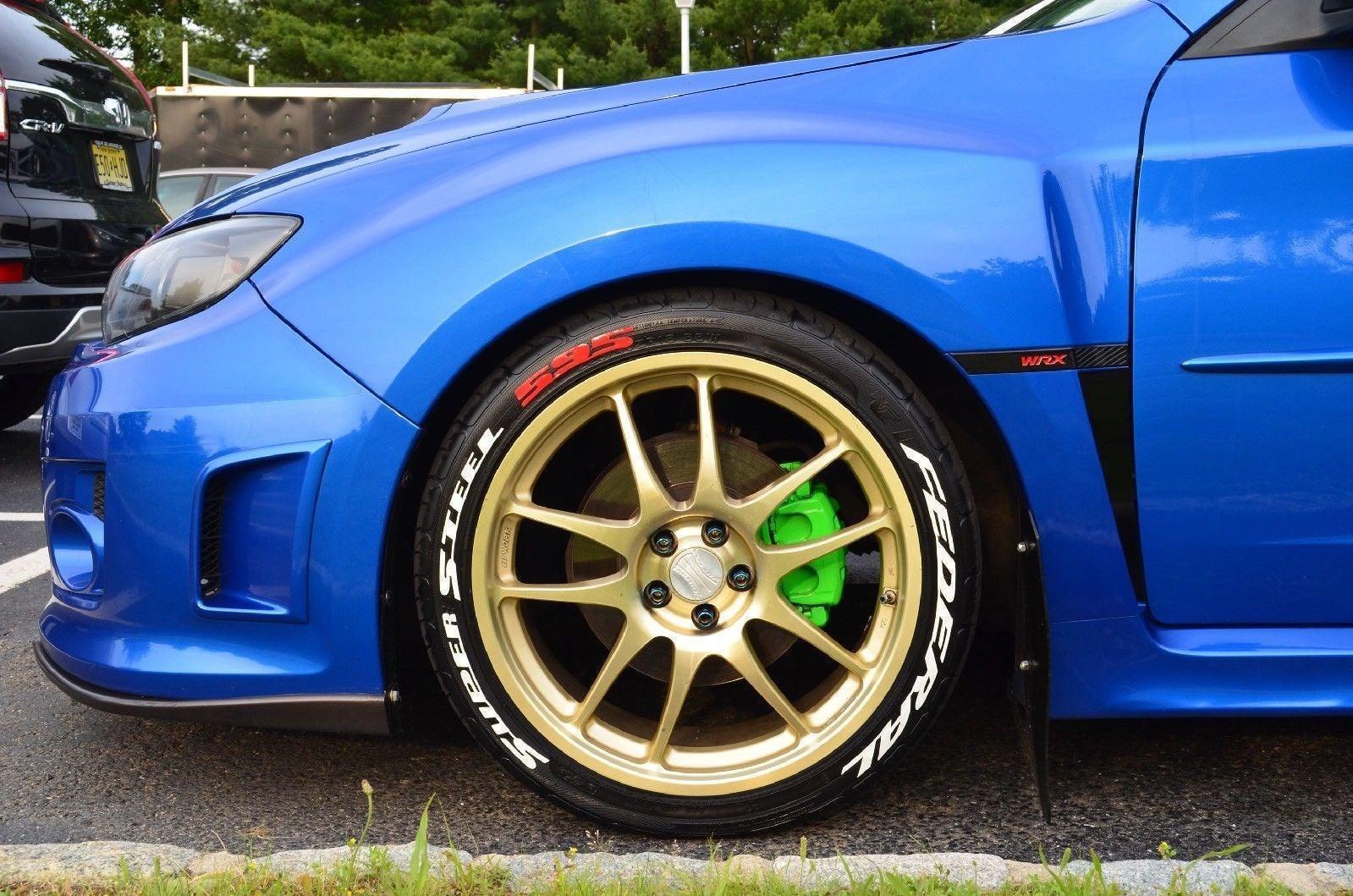 Fender Vent Overlays - 2011-2014 Subaru WRX / STI StickerFab