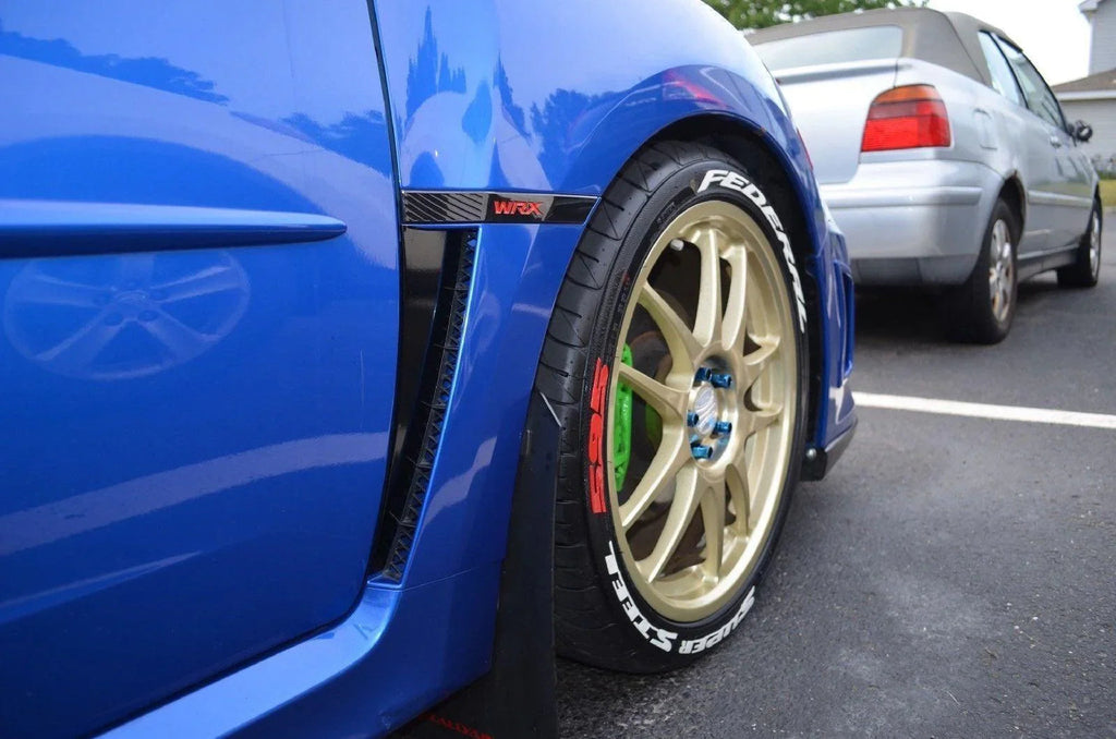 Fender Vent Overlays - 2011-2014 Subaru WRX / STI StickerFab