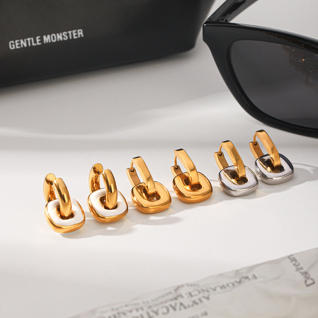 Trendy Fashionable Minimalist Double-ring Vera Lux