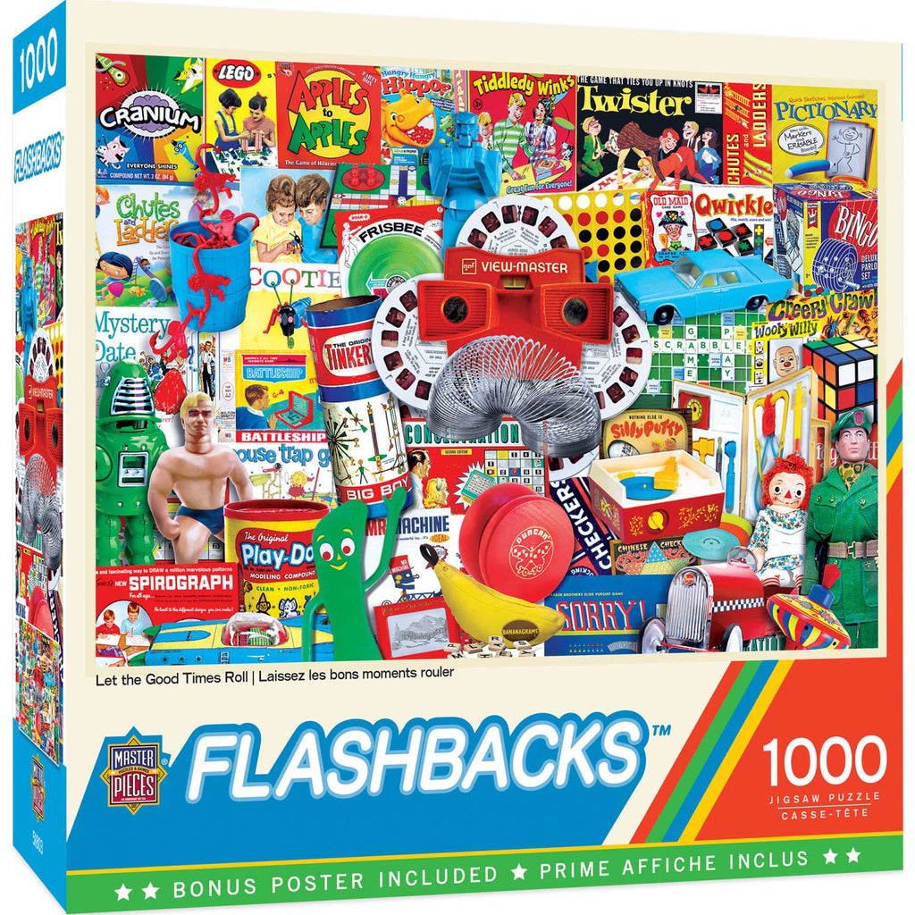Flashbacks - Let the Good Times Roll 1000 Piece Puzzle by MasterPieces The Puzzle Center