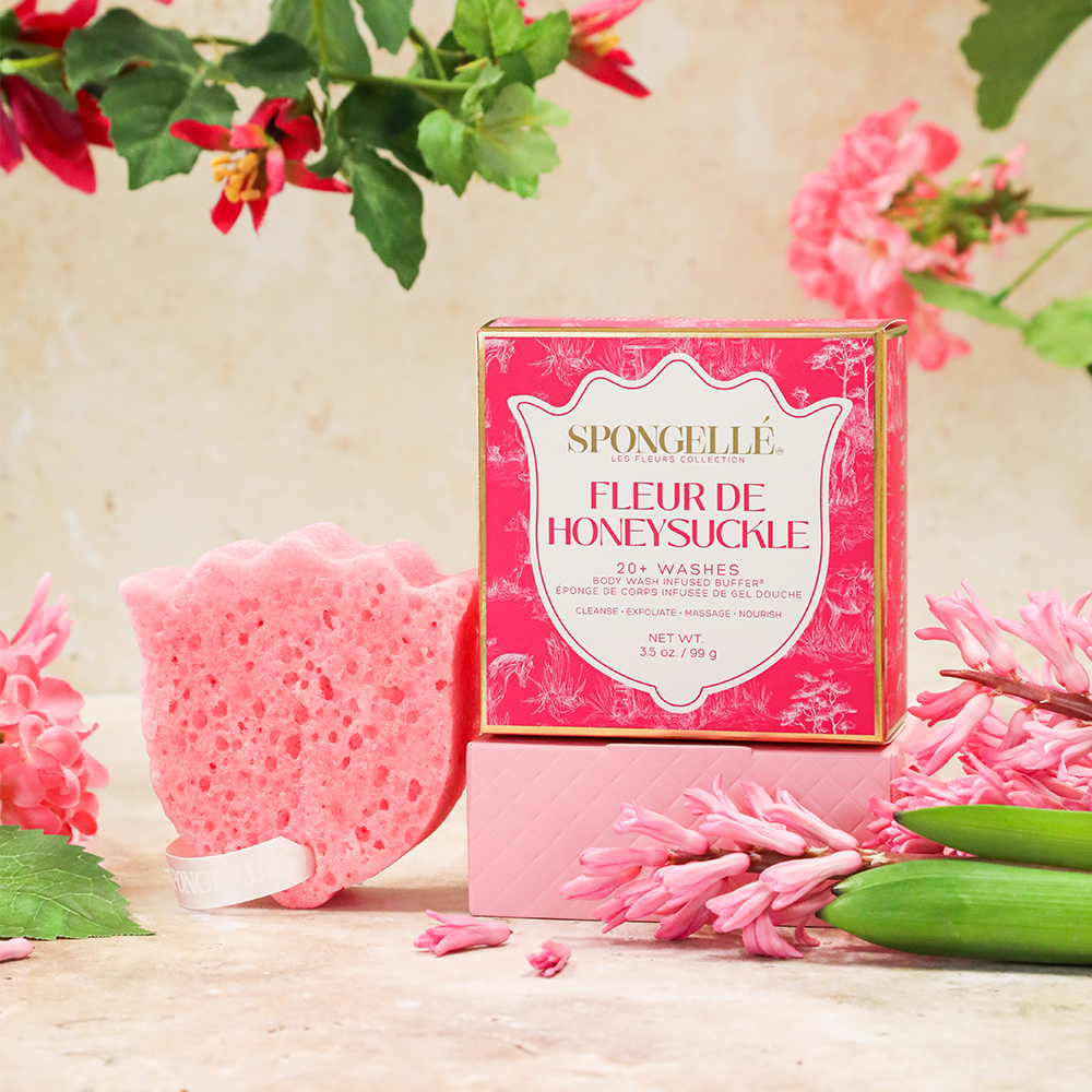 Fleur de Honeysuckle | Les Fleurs Body Buffer Spongellé