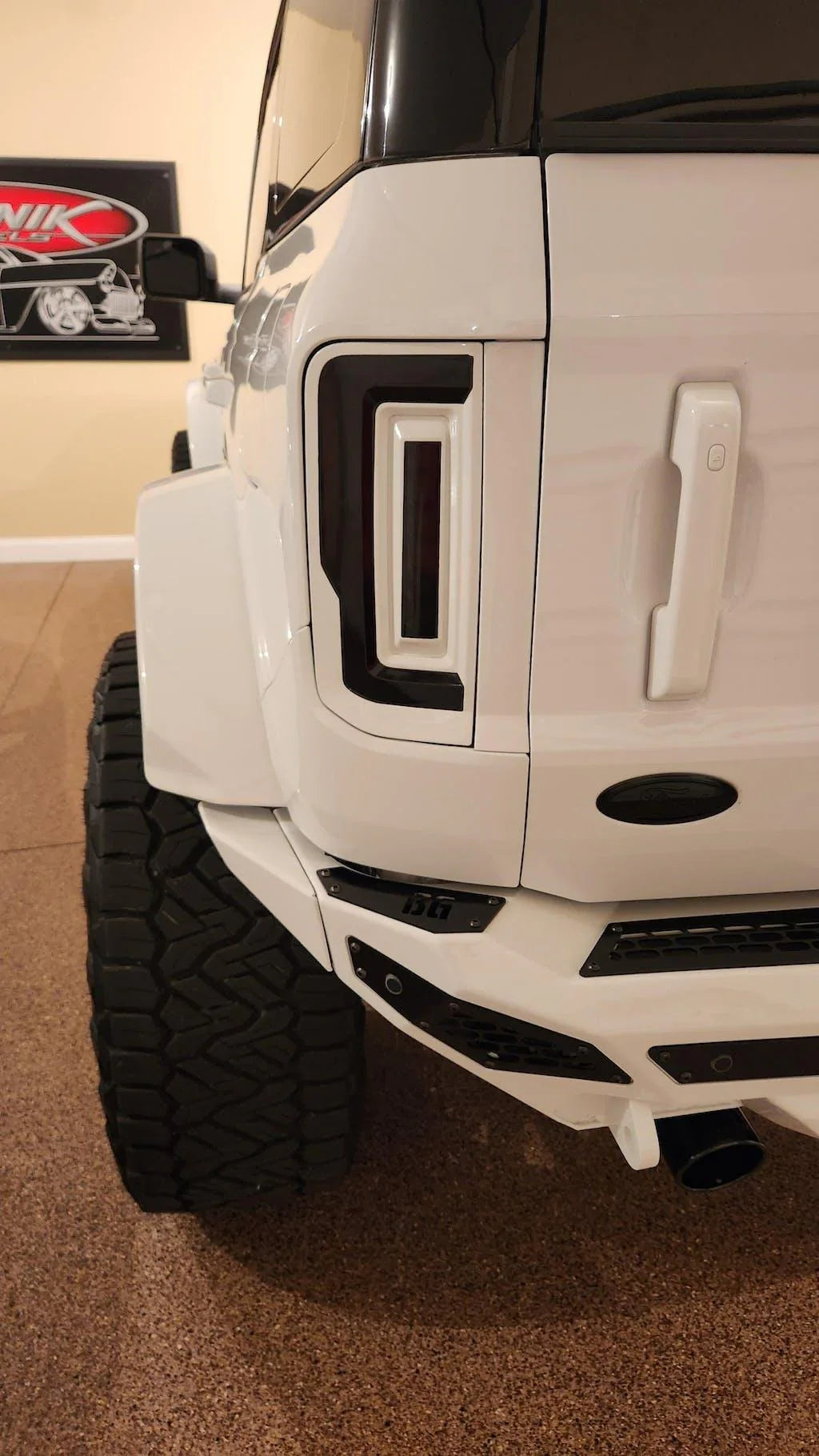 Flush Mount Tail Light Overlays - 2021+ Bronco (w/ Oracle Tails) StickerFab